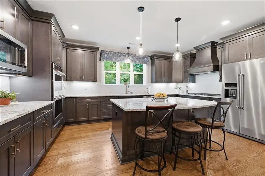 Furnished interior view inside a new home in , Dawsonville (Image 7).