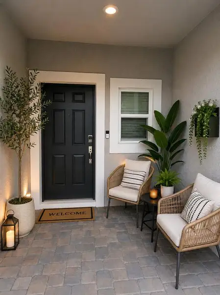 Exterior details and patio area of a home in , Edgewater (Image 24).