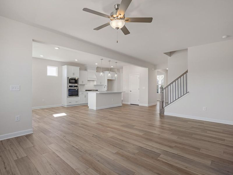 Spacious, unfurnished interior of a new home in Retreat at North Main, Lillington (Image 15).