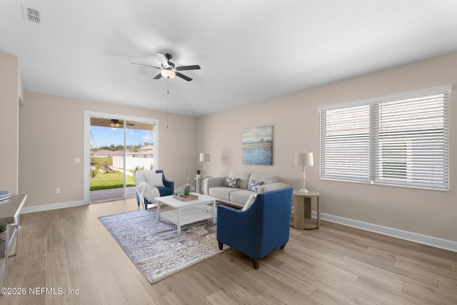 Furnished interior view inside a new home in Jennings Farm, Middleburg (Image 10).