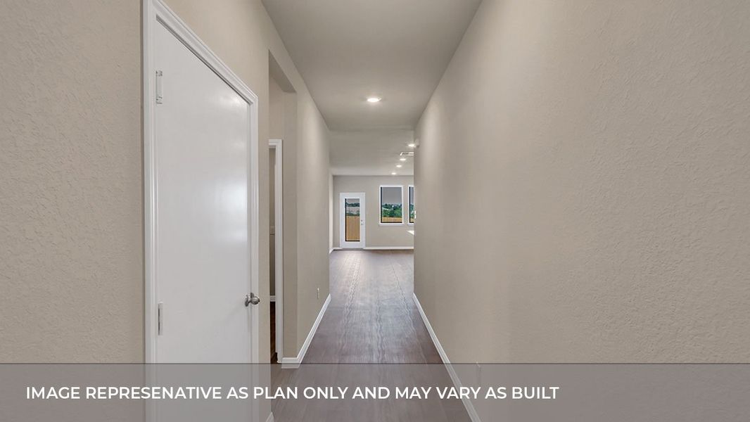 Representative unfurnished interior of a home built from the The Easton by D.R. Horton in Talavera, Kyle (Image 10).