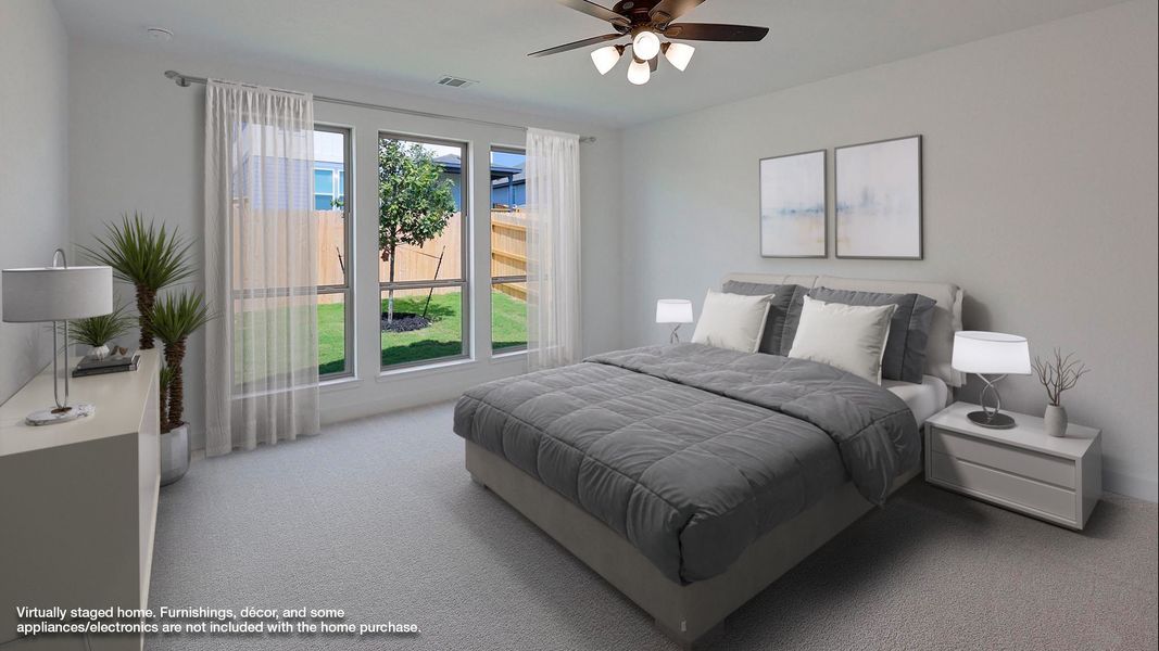 Representative furnished interior of a home built from the 3241W by Perry Homes in Alsatian Oaks, Castroville (Image 6).