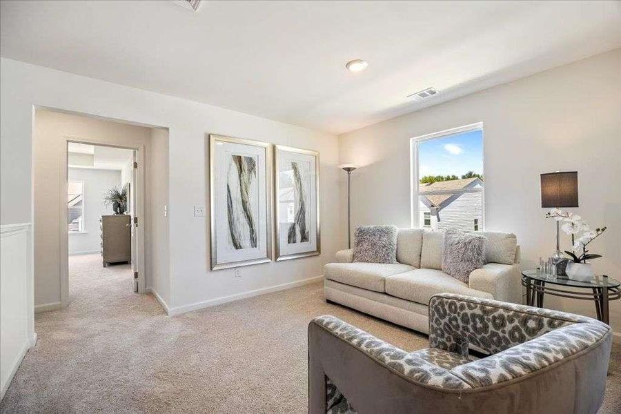 Furnished interior view inside a new home in , Conyers (Image 22).