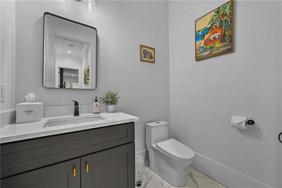 Furnished interior view inside a new home in , Buford (Image 7).