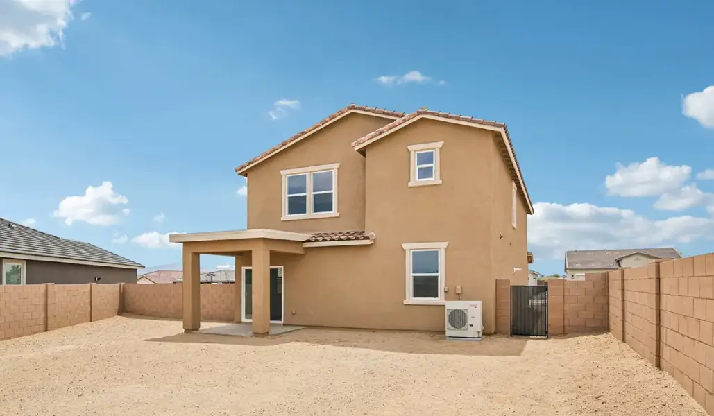 Exterior details and patio area of a home in Saguaro Bloom, Marana (Image 3).