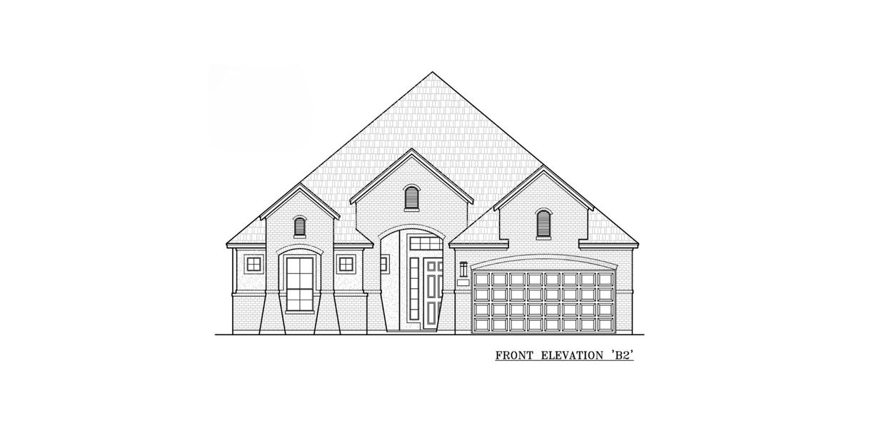 Exterior rendering of this home design in Audubon, Magnolia, TX (Image 27). Exterior rendering of this home design in Audubon, Magnolia, TX (Image 27).