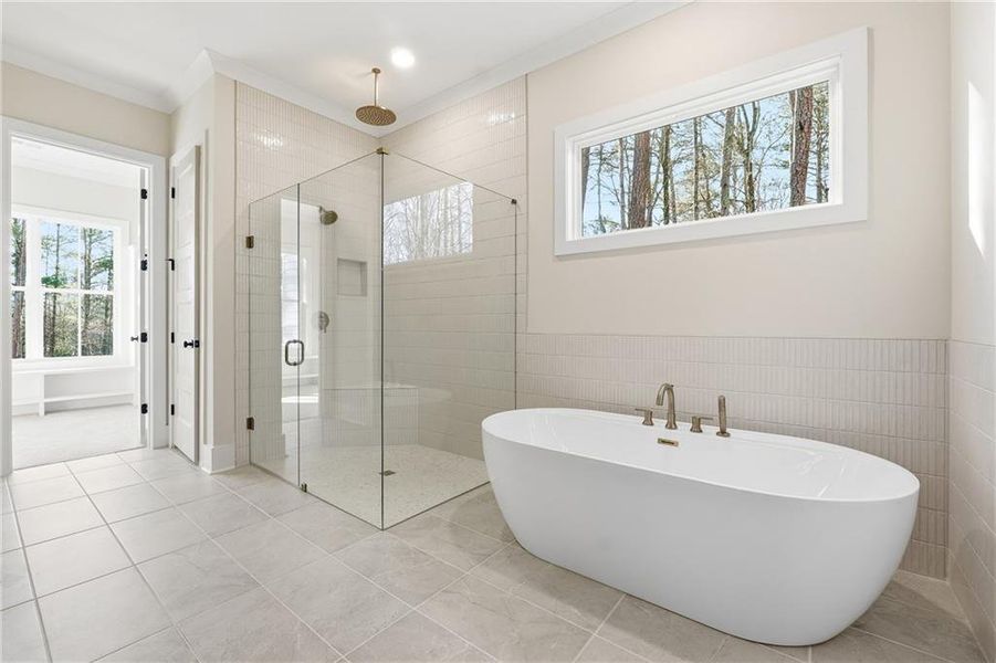 Furnished interior view inside a new home in , Marietta (Image 15).