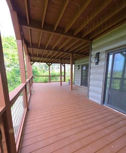 Exterior details and patio area of a home in , Mineral Bluff (Image 18).