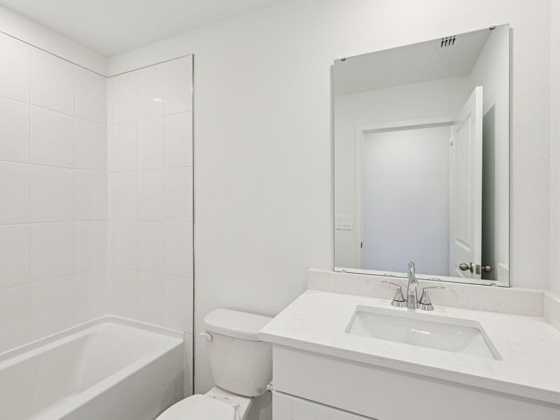 Furnished interior view inside a new home in Flagler Village - Classic Series, Palm Coast (Image 9).