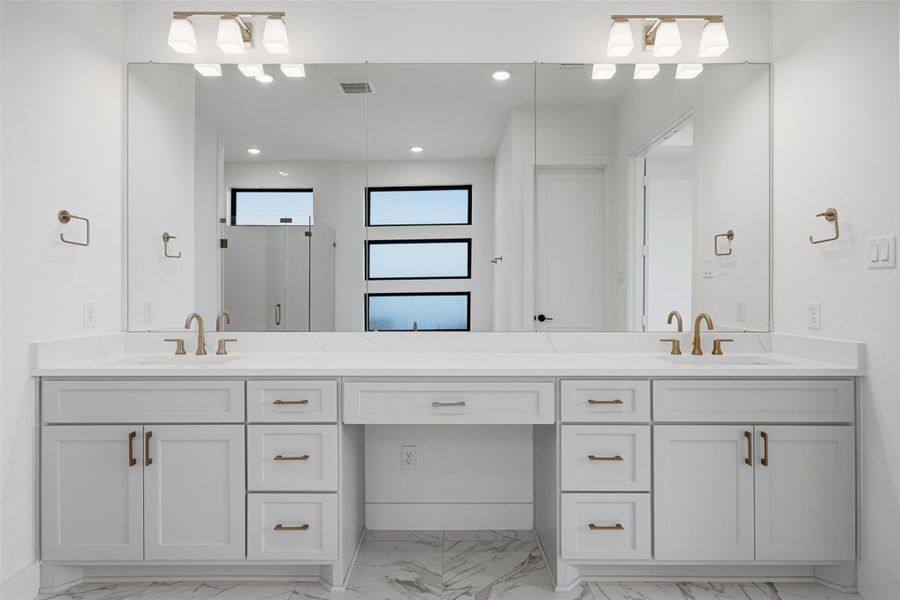 Furnished interior view inside a new home in , Cypress (Image 8).