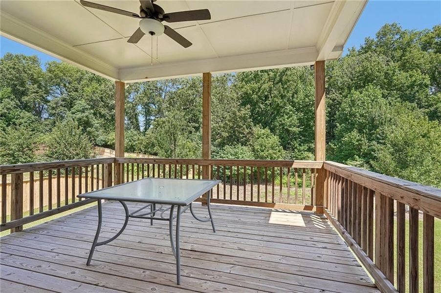 Exterior details and patio area of a home in Haley Station, Canton (Image 4).