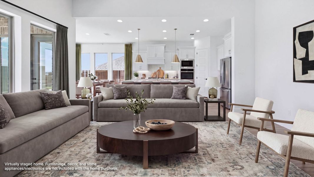 Furnished interior view inside a new home in Terraces, Rockwall (Image 6).