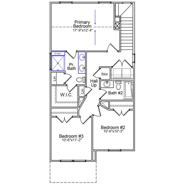 2D floor plan layout of this home in Ellington, Elgin, SC (Image 3).