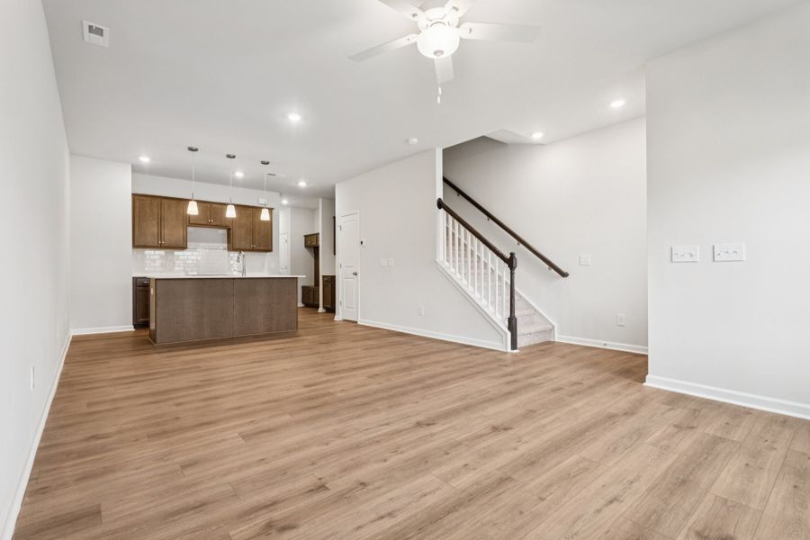 Spacious, unfurnished interior of a new home in Lakeview Village, Charlotte (Image 12). Spacious, unfurnished interior of a new home in Lakeview Village, Charlotte (Image 12).