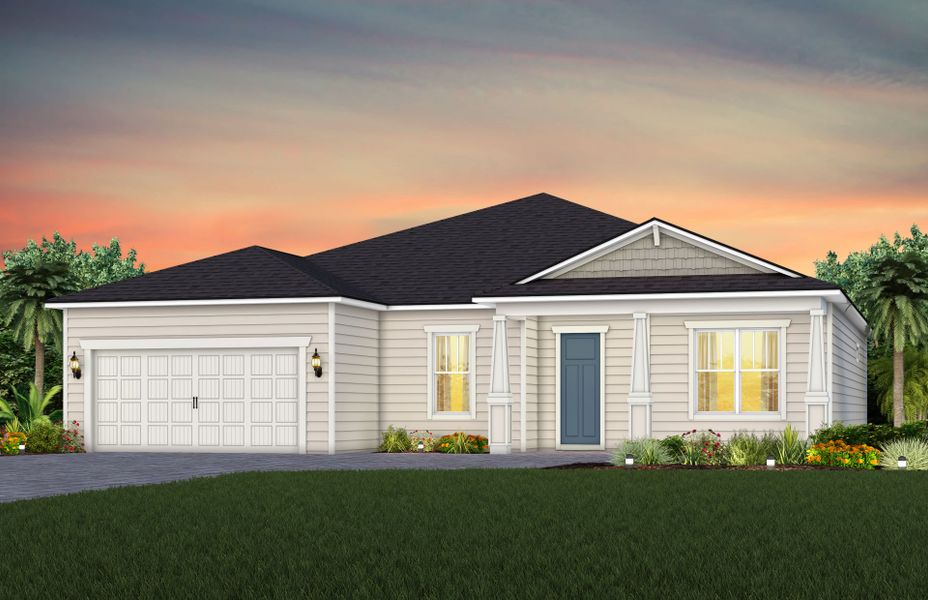 Representative exterior photo of a completed home built from the Stardom by Del Webb in Del Webb Saint Johns, St. Johns, FL (Image 21).