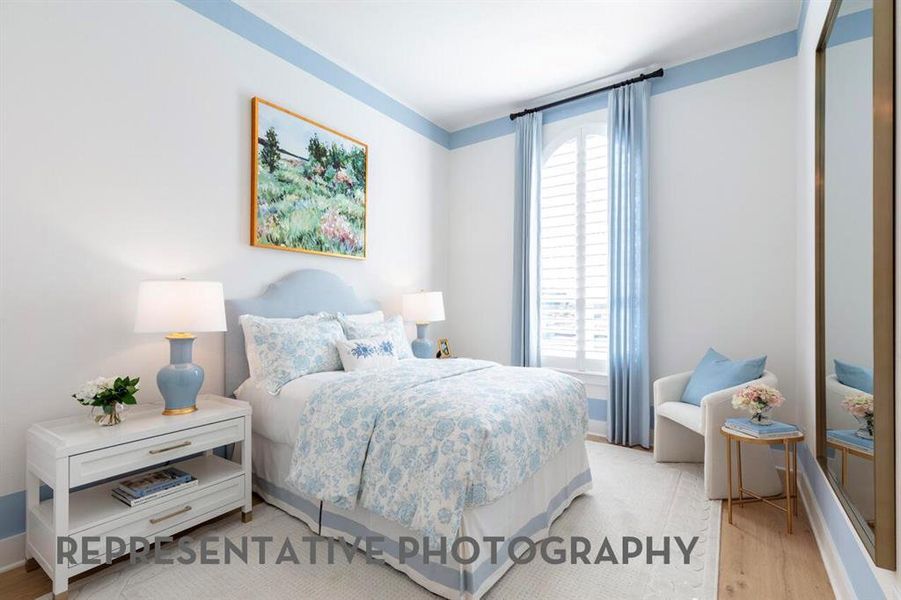 Furnished interior view inside a new home in Wildflower Ranch, Dish (Image 3).