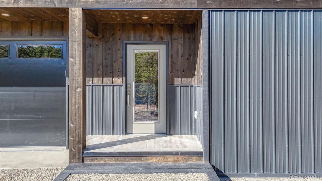 Exterior details and patio area of a home in , Leadville (Image 2).