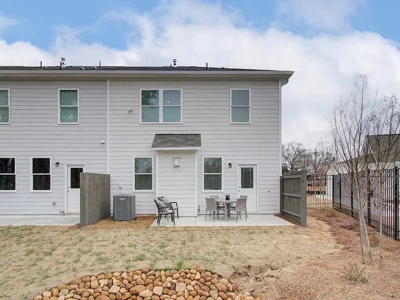 Exterior details and patio area of a home in Cherokee Township, Acworth (Image 4).