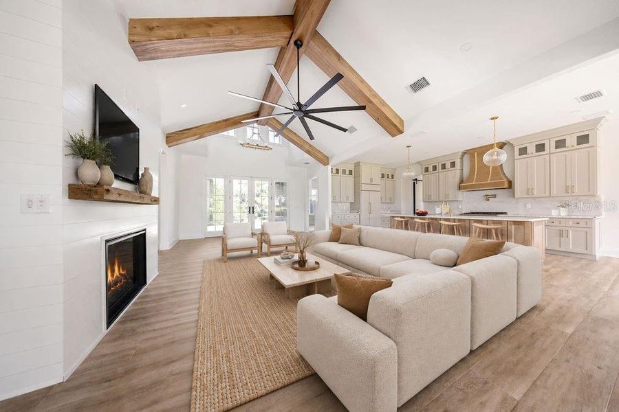 Furnished interior view inside a new home in , Ocala (Image 39).