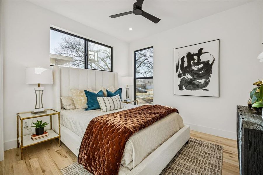 Furnished interior view inside a new home in , Dallas (Image 10).