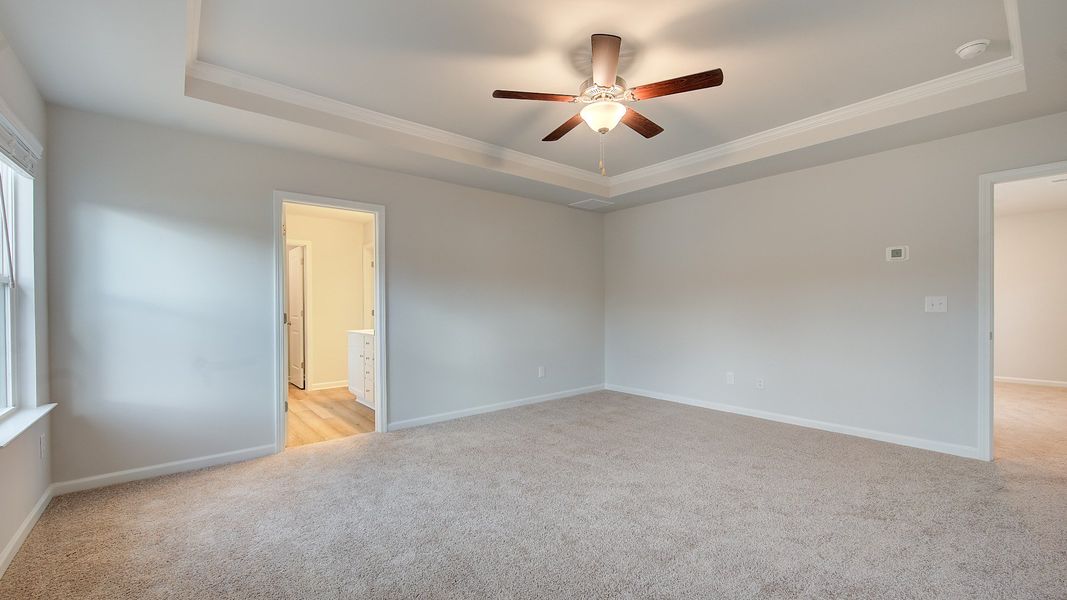 Representative furnished interior of a home built from the Reagan by DRB Homes in Westminster, Covington (Image 22).