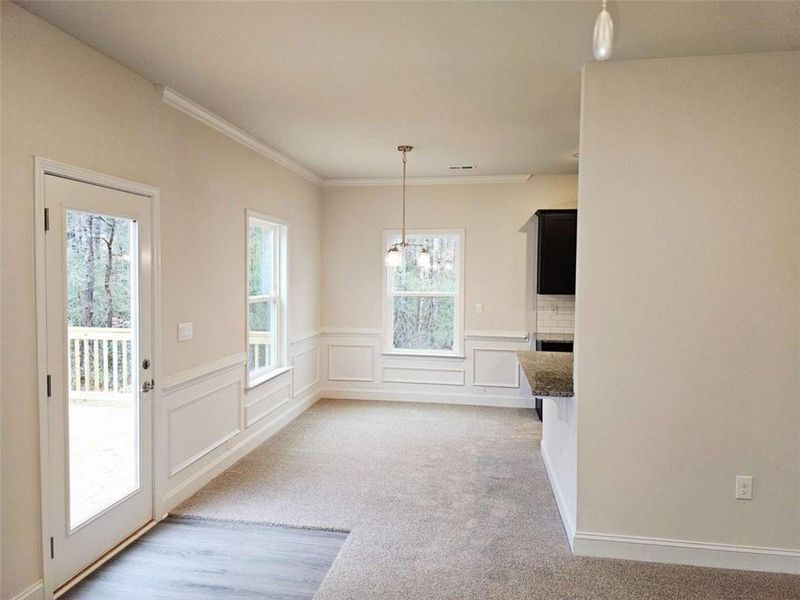 Spacious, unfurnished interior of a new home in Scarlett Place, Bowdon (Image 14). Spacious, unfurnished interior of a new home in Scarlett Place, Bowdon (Image 14).