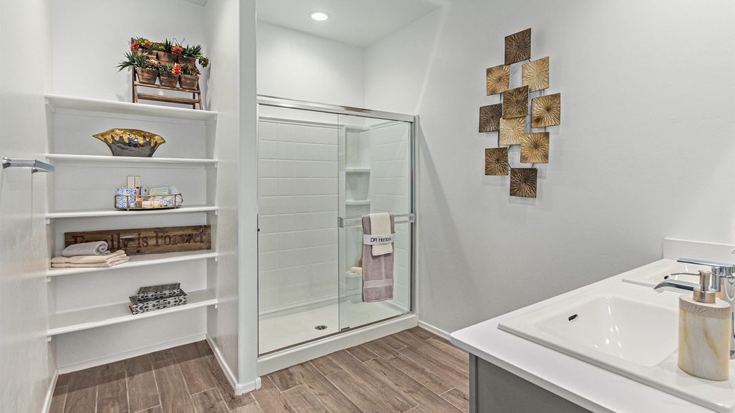 Furnished interior view inside a new home in Saguaro Bloom, Marana (Image 27). Furnished interior view inside a new home in Saguaro Bloom, Marana (Image 27).