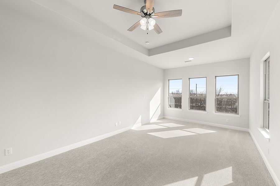 Representative unfurnished interior of a home built from the Sherman by Windsor Homes in Anna Town Square, Anna (Image 21).