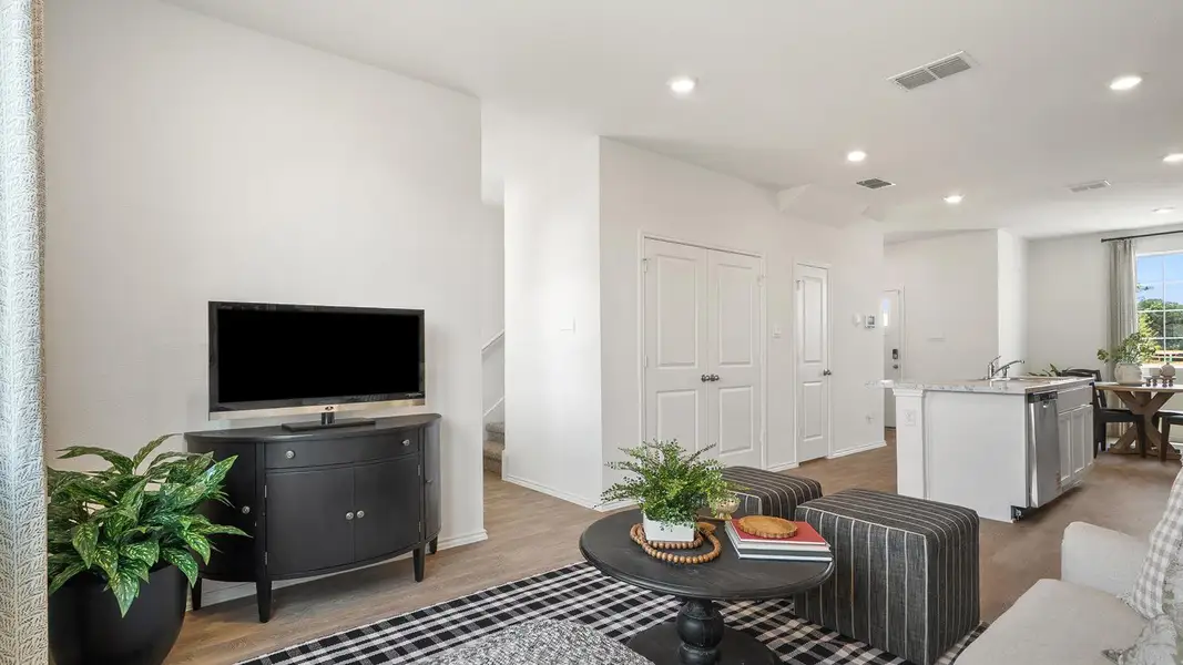 Furnished interior view inside a new home in Valverde, Bastrop (Image 10). Furnished interior view inside a new home in Valverde, Bastrop (Image 10).