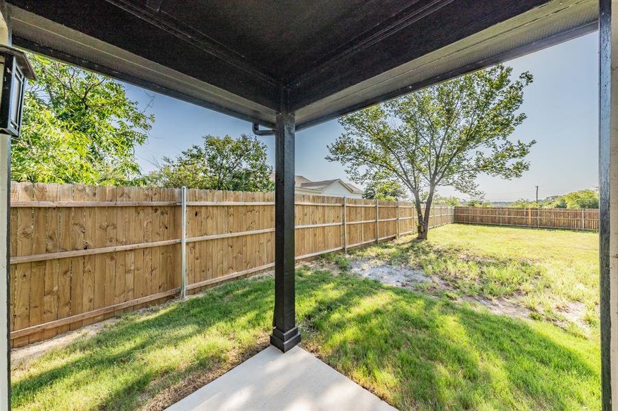 Exterior details and patio area of a home in , Fort Worth (Image 23).