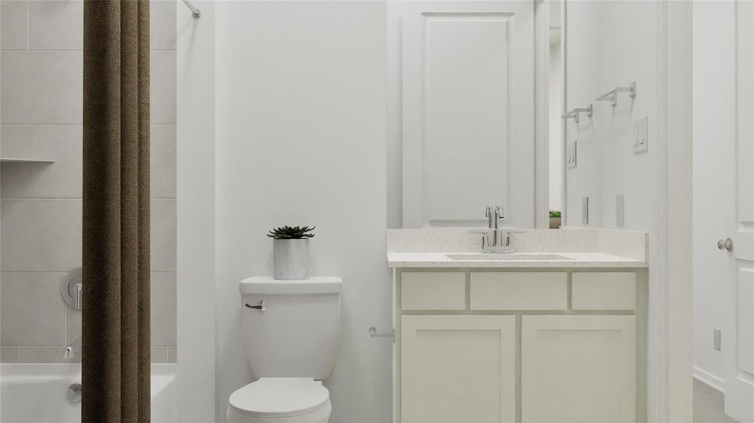 Furnished interior view inside a new home in Cotton Brook, Hutto (Image 32).