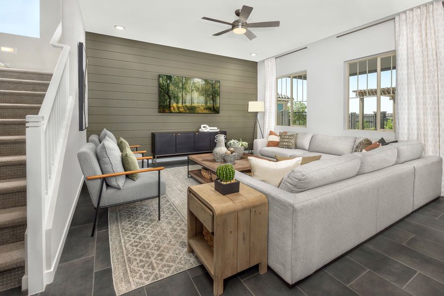 Representative furnished interior of a home built from the Tawny by Mattamy Homes in Empire Pointe, Queen Creek (Image 9).