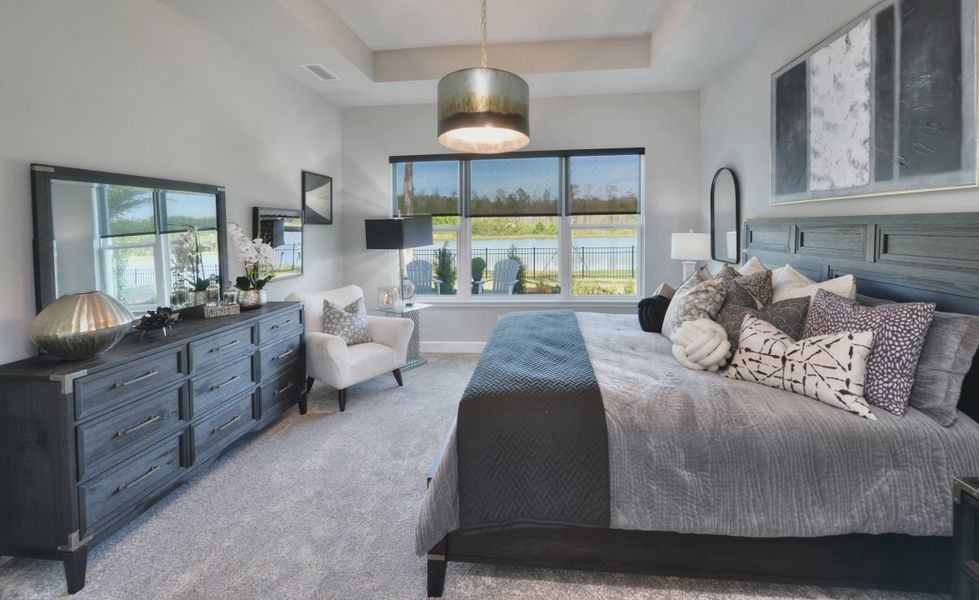 Furnished interior view inside a new home in Mosaic, Daytona Beach (Image 20). Furnished interior view inside a new home in Mosaic, Daytona Beach (Image 20).