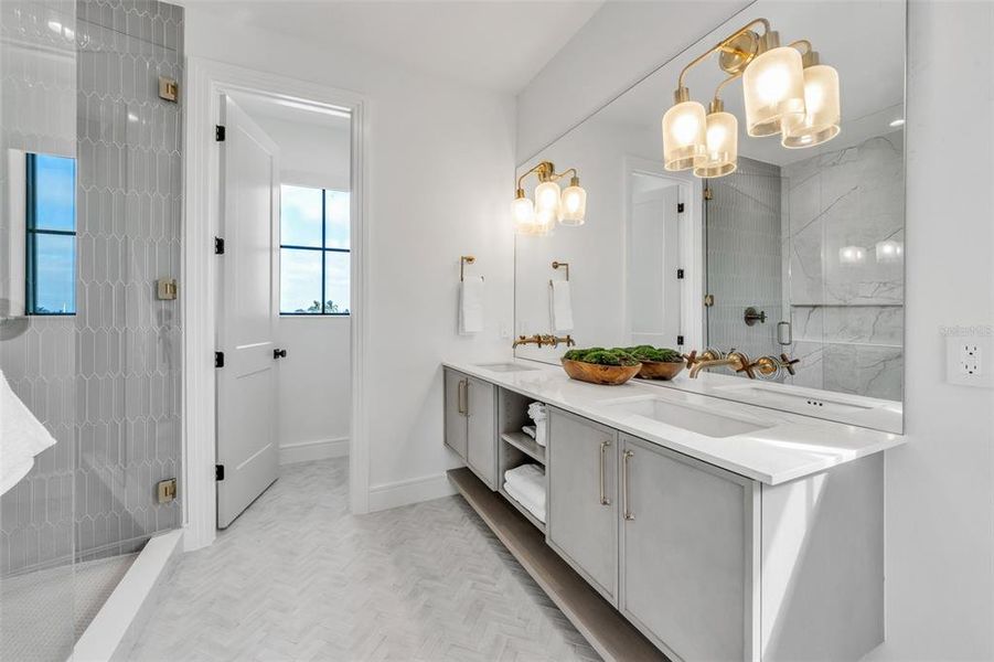 Furnished interior view inside a new home in , Anna Maria (Image 72).