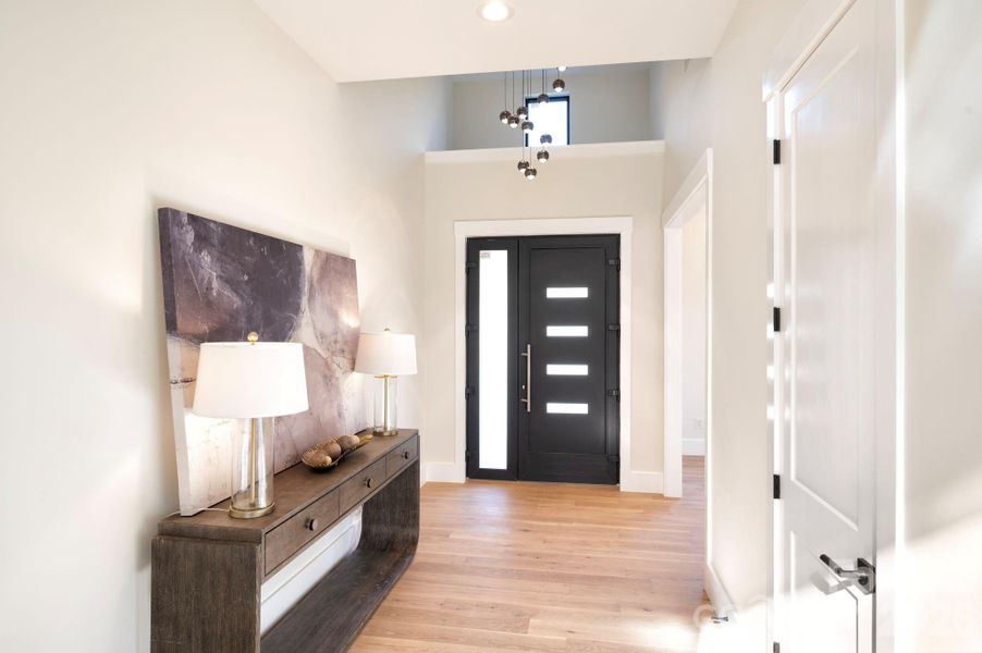 Furnished interior view inside a new home in , Weaverville (Image 31).