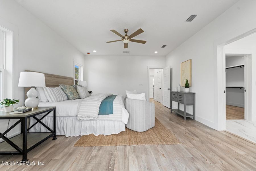 Furnished interior view inside a new home in , Jacksonville Beach (Image 12). Furnished interior view inside a new home in , Jacksonville Beach (Image 12).