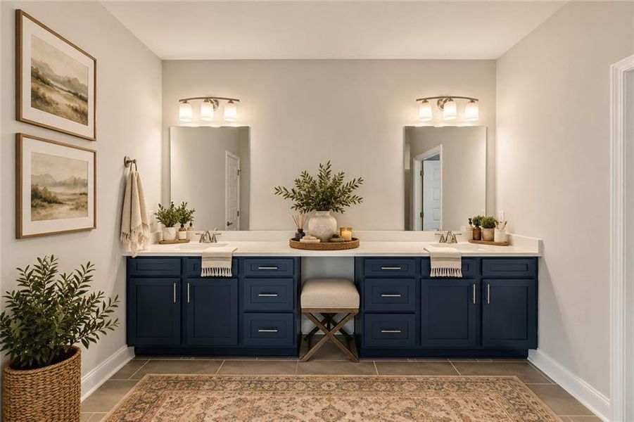 Furnished interior view inside a new home in Cooper's Walk, Loganville (Image 8).