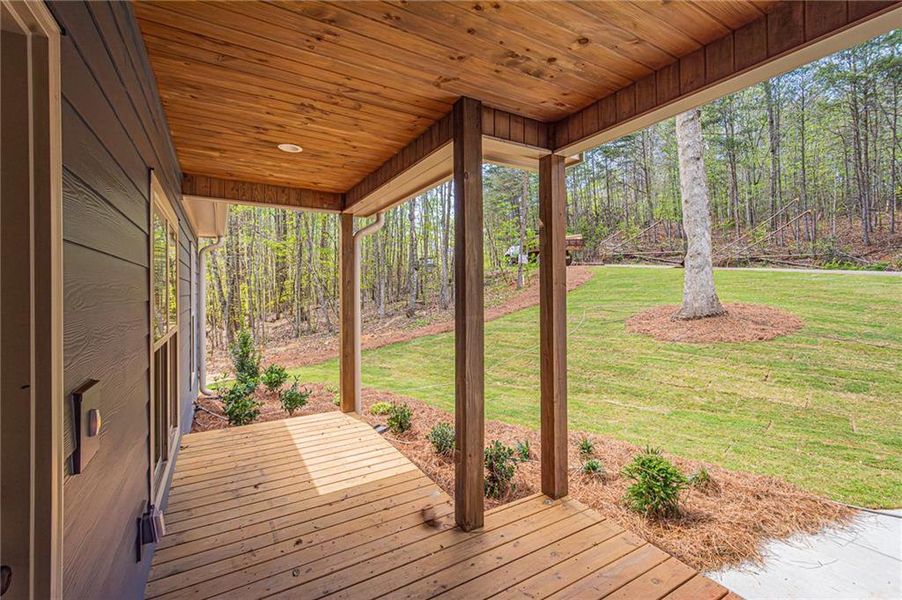 Exterior details and patio area of a home in , Murrayville (Image 33).