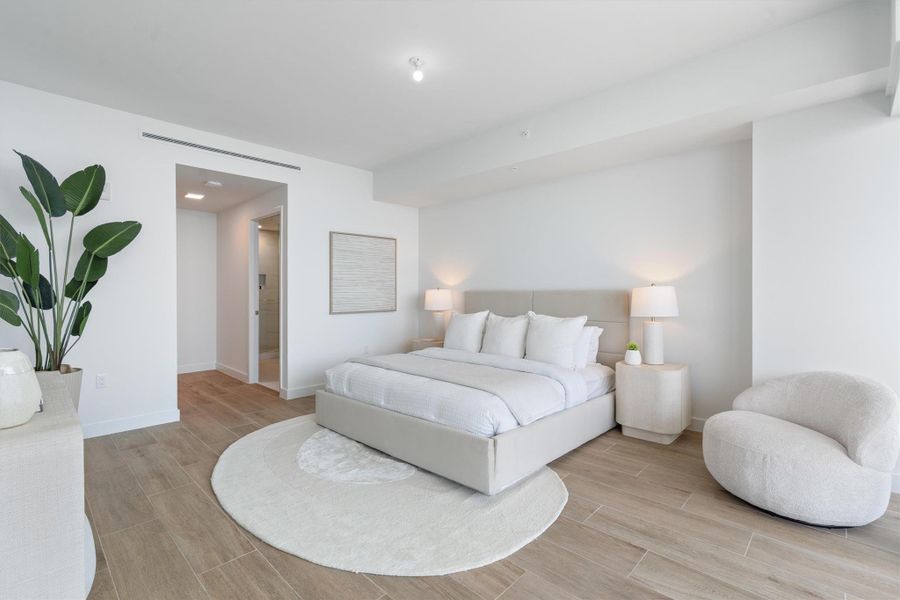 Furnished interior view inside a new home in , Pompano Beach (Image 11).