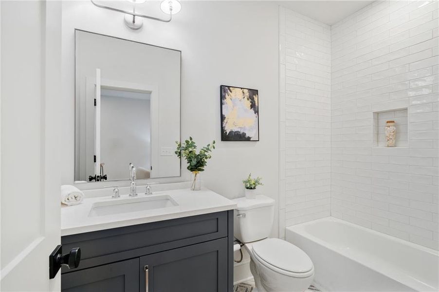 Furnished interior view inside a new home in Pendergrast Farm, Atlanta (Image 32).