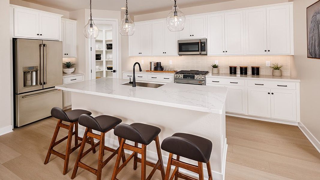 Representative furnished interior of a home built from the London by Taylor Morrison in Alamar, Avondale (Image 7).