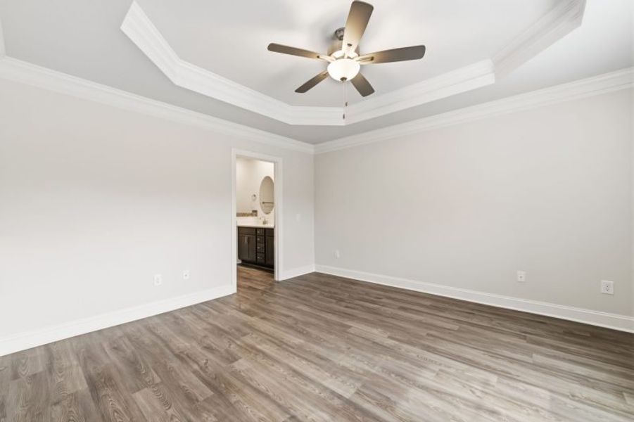 Spacious, unfurnished interior of a new home in Weybridge, Burlington (Image 35). Spacious, unfurnished interior of a new home in Weybridge, Burlington (Image 35).