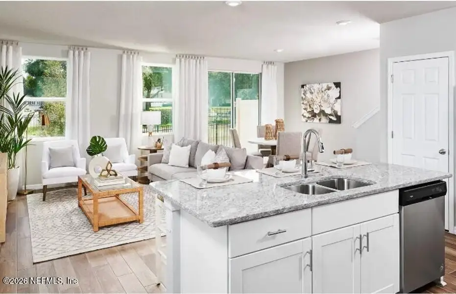 Furnished interior view inside a new home in , Jacksonville (Image 5).