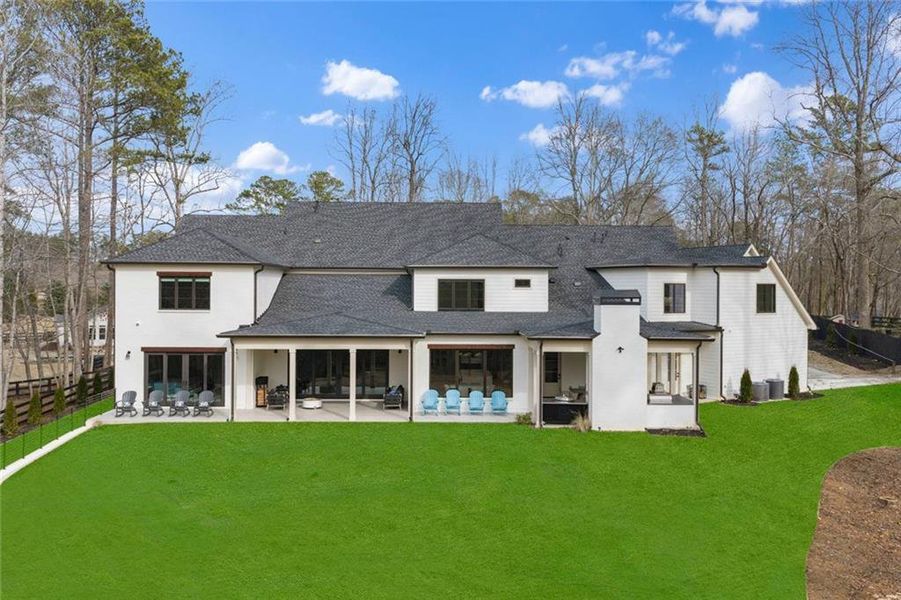 Exterior details and patio area of a home in , Alpharetta (Image 3).