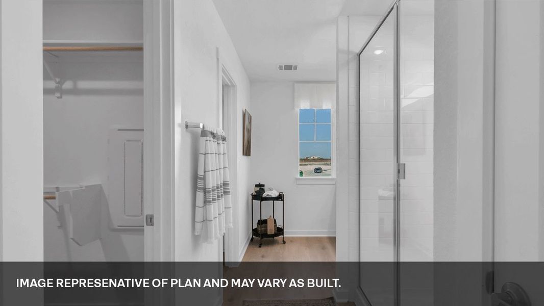 Furnished interior view inside a new home in Valverde, Bastrop (Image 15).