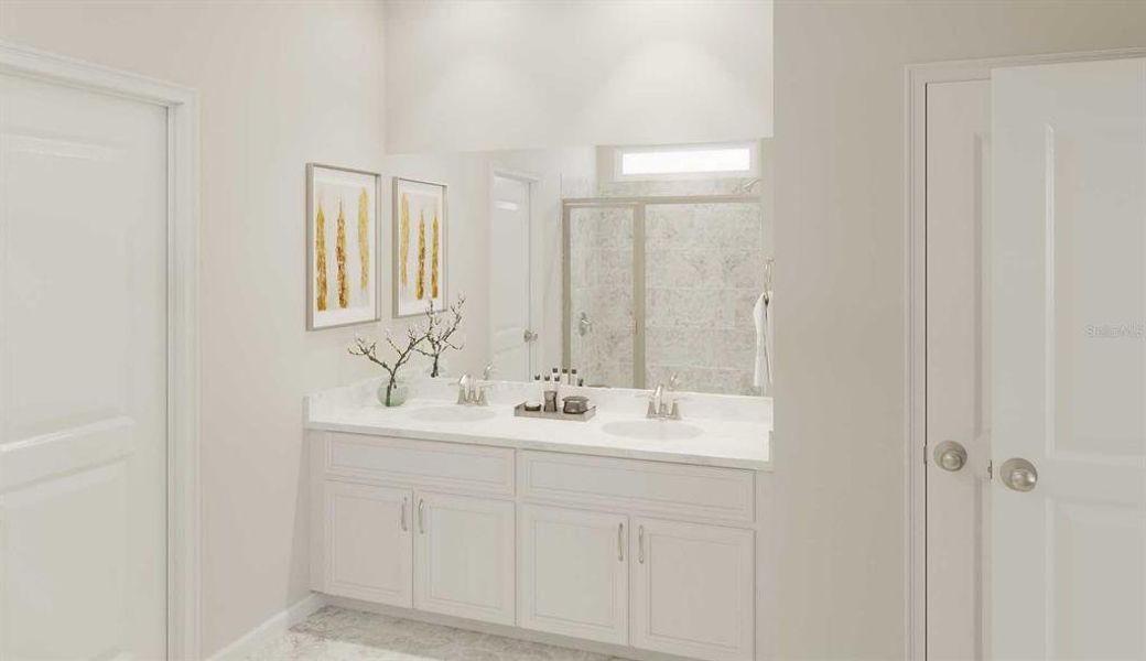 Furnished interior view inside a new home in Meridian Parks, Orlando (Image 3).