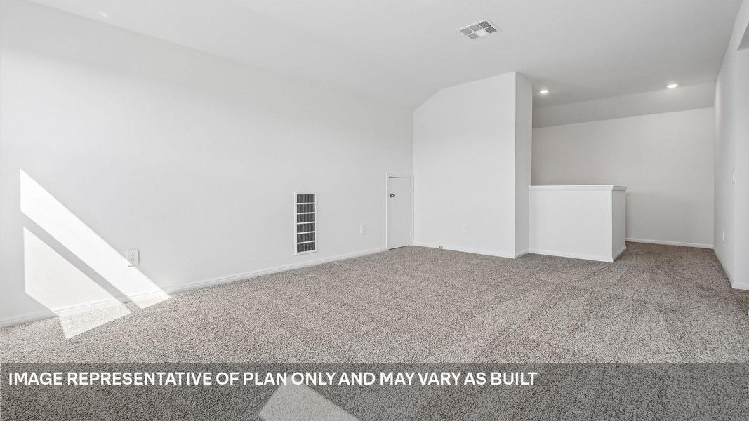 Spacious, unfurnished interior of a new home in Bar W Ranch, Leander (Image 37).