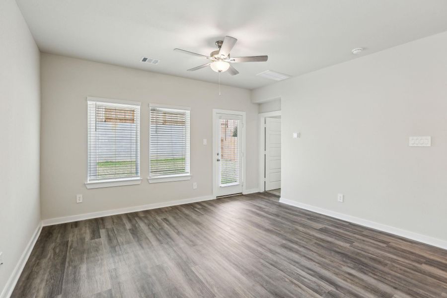 Photo is not of the actual home, but is an inspirational photo of builder’s model home and may depict options, furnishings, and/or decorator features that are not included