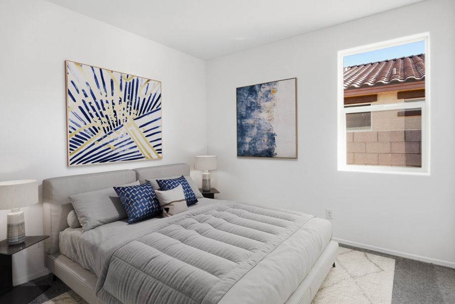 Furnished interior view inside a new home in Marbella at Windrose, Waddell (Image 11).