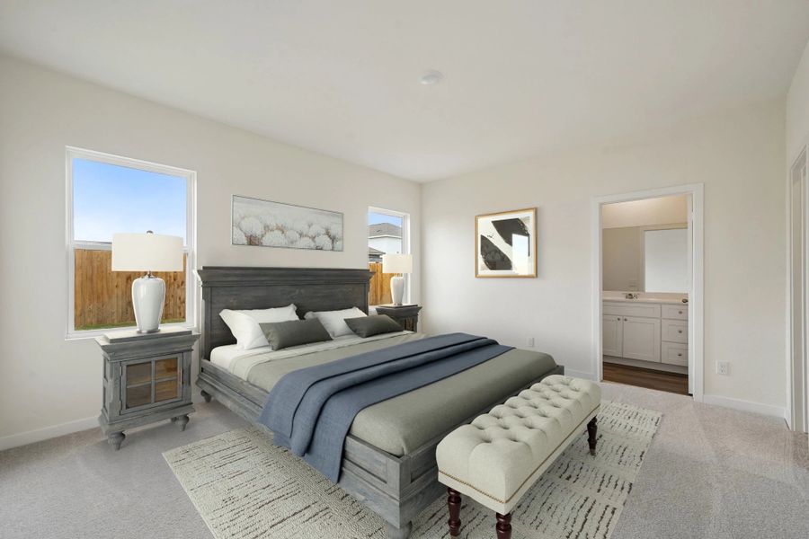 Representative furnished interior of a home built from the Odyssey by Starlight Homes in Oakfield Lakes, Parrish (Image 6).